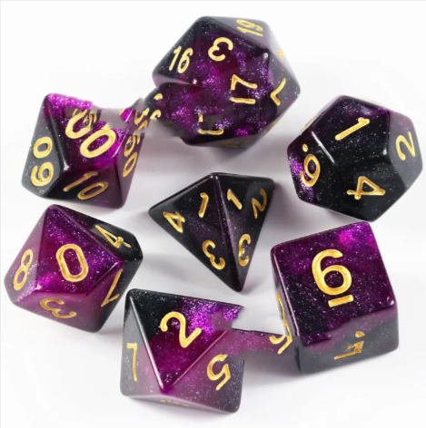 Drakonis Dice Hoard — 7-Die Dragon Set