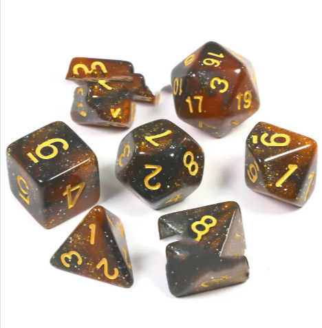 Drakonis Dice Hoard — 7-Die Dragon Set