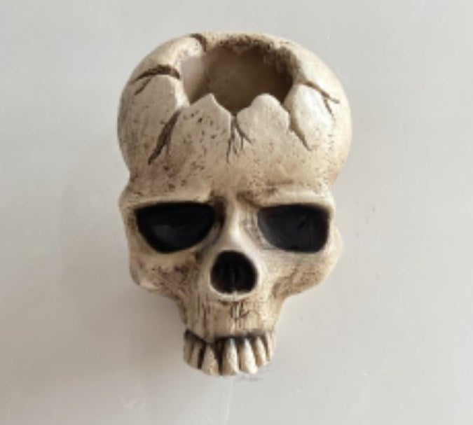 Gravelight Sconce — Skull Wall Candle Holder