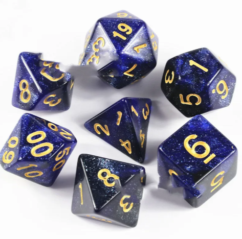 Drakonis Dice Hoard — 7-Die Dragon Set