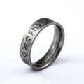 Runeband of Odin — 316L Steel Rune Ring