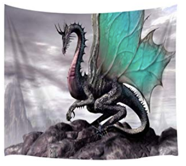 Stormwing Dragon Wall Tapestry