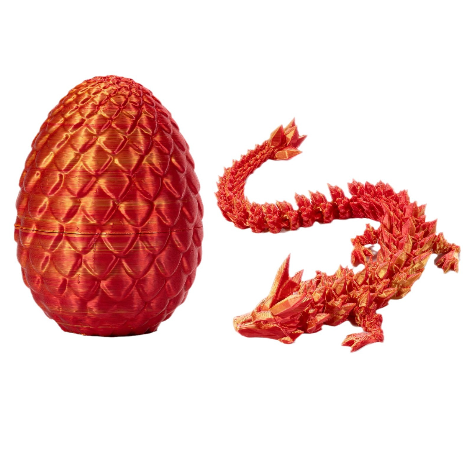 Nightshade Dragon Egg — 3D Crystal Resin Ornament